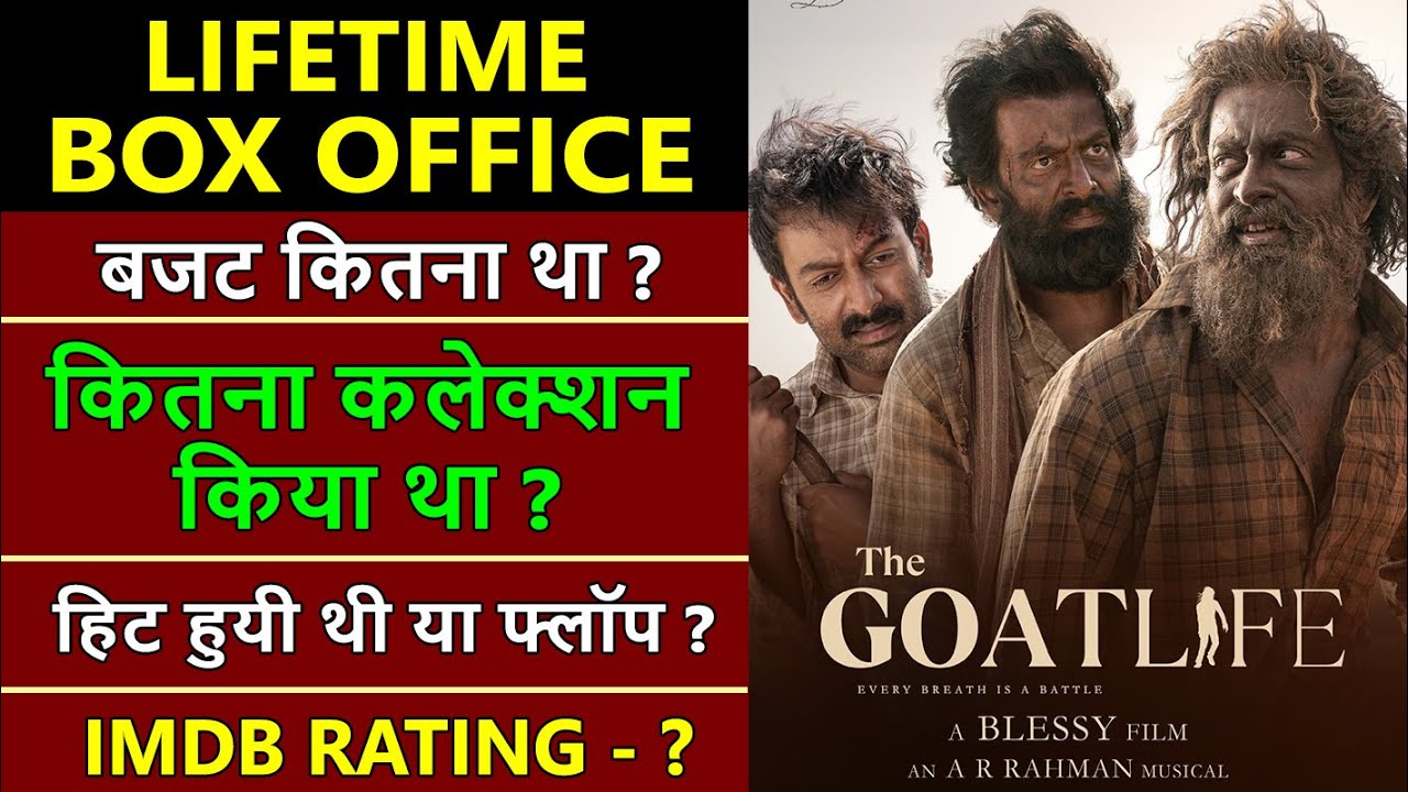 The Goat Life Lifetime Worldwide Box Office Collection, hit or flop
