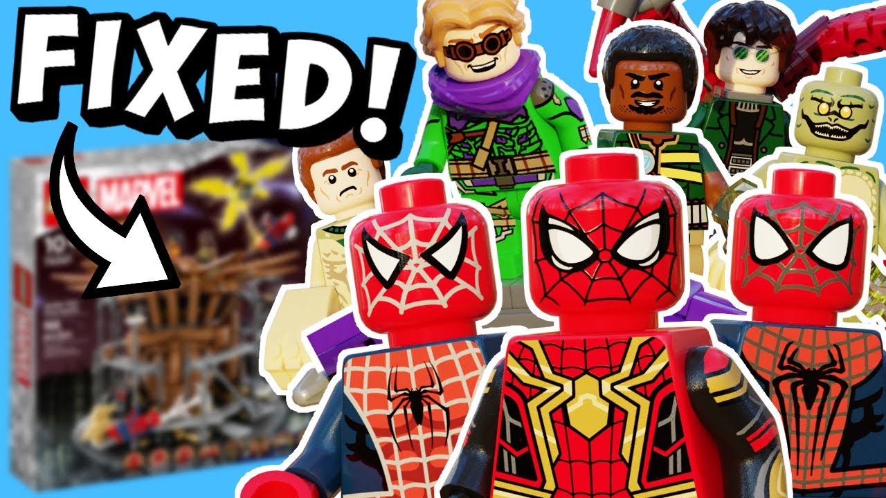 I FIXED the LEGO Spider-Man NO WAY HOME: Final Battle set