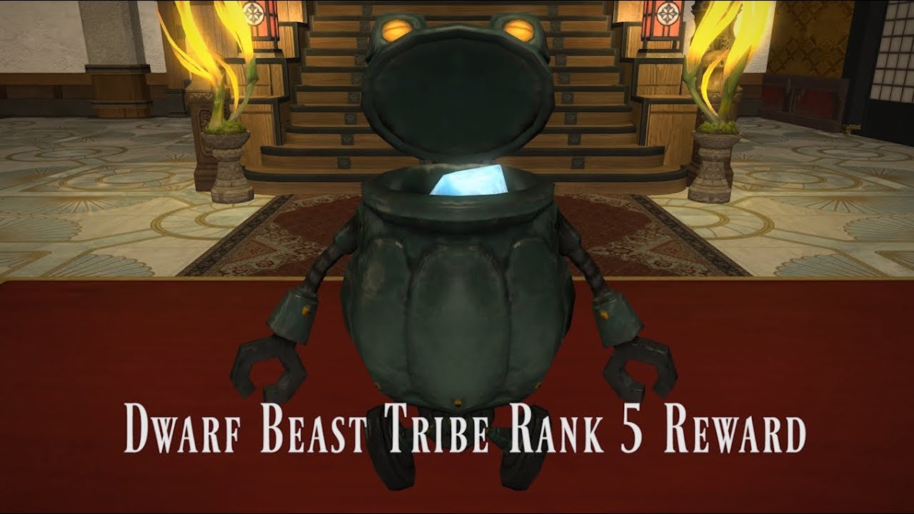 FFXIV: Dwarf Beast Tribe - Rank 5 Reward
