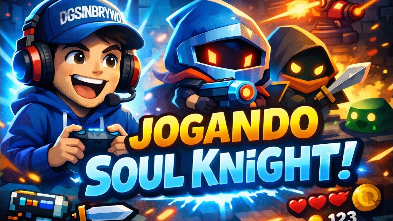 JOGANDO SOUL KNIGHT 🔥 TENTEI NÃO MORRER