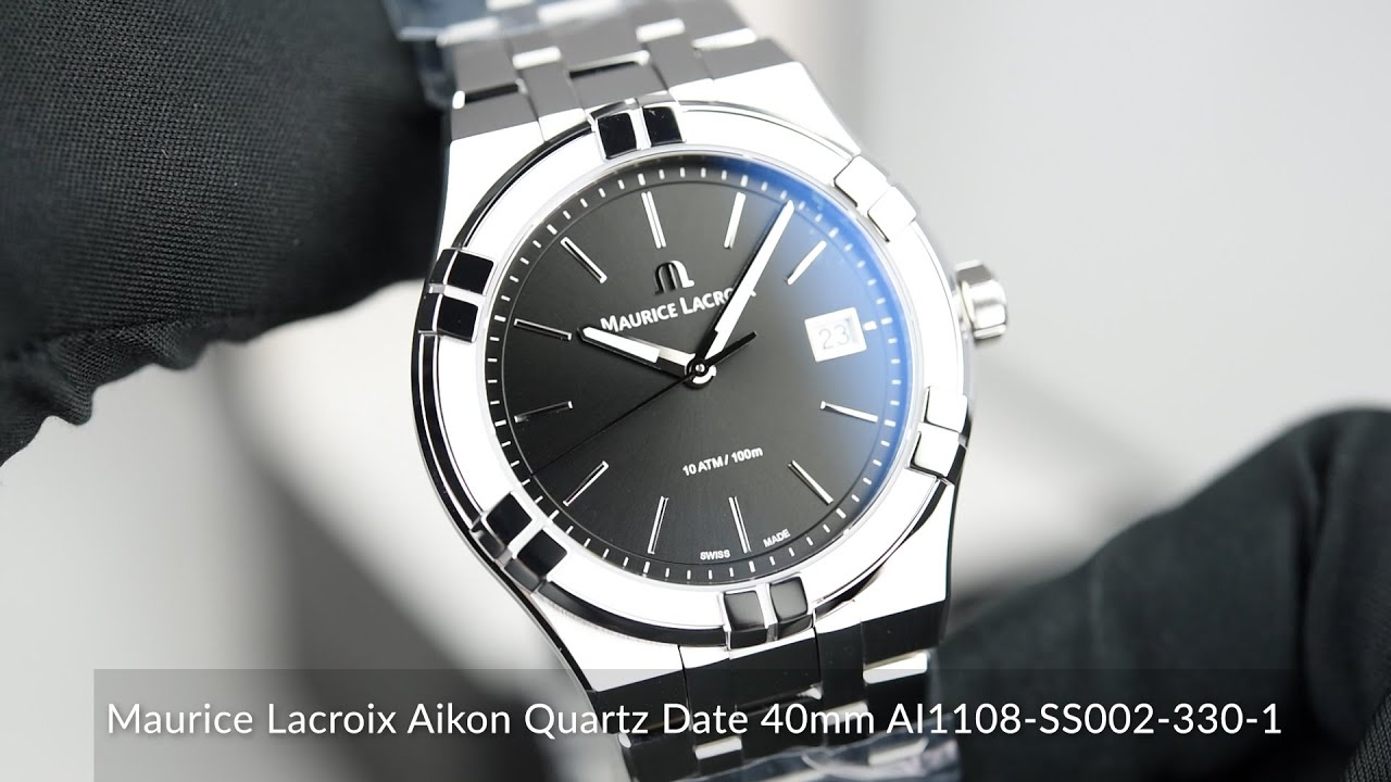Maurice Lacroix Aikon Quartz Date 40mm AI1108-SS002-330-1