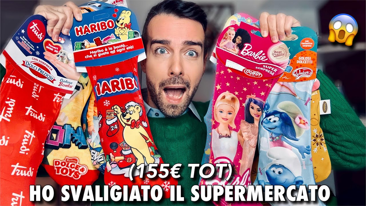 HO COMPRATO TUTTE LE CALZE DISPONIBILI AL SUPERMERCATO E LE APRIAMO INSIEME! 😱 | 04/gennaio/2023