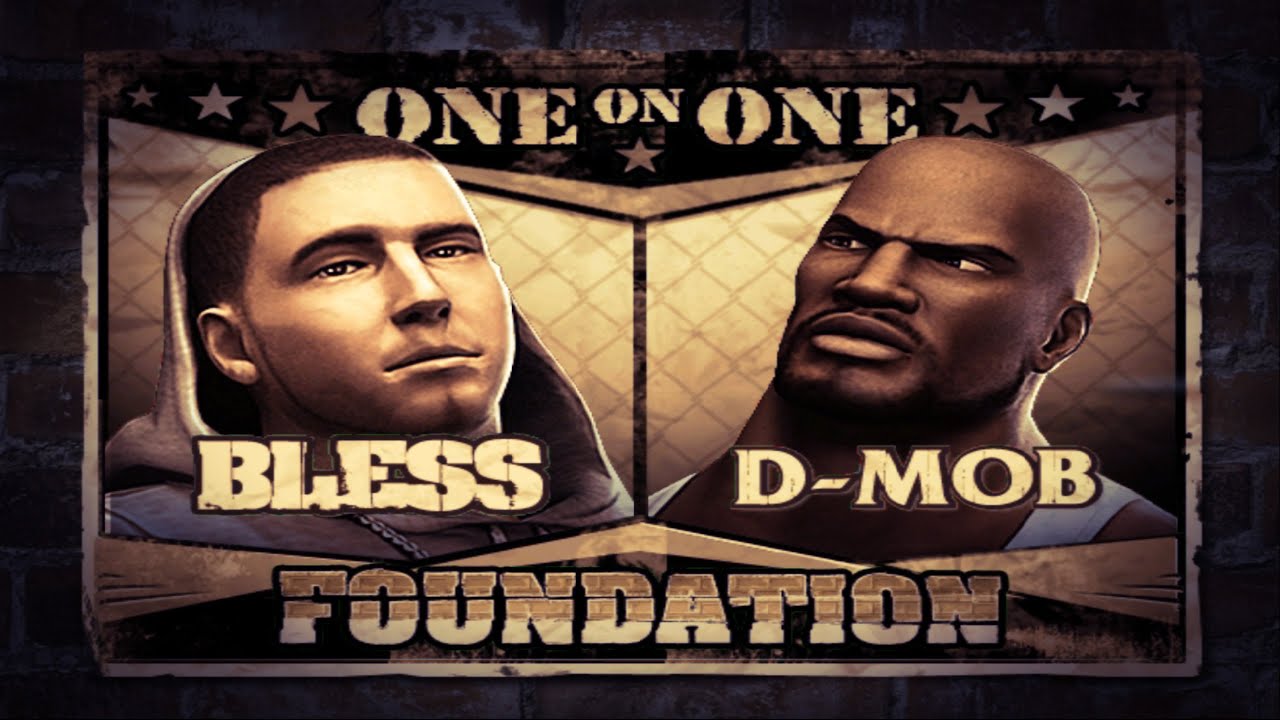 Def Jam Fight For NY Bless VS D-Mob | 4K | PC