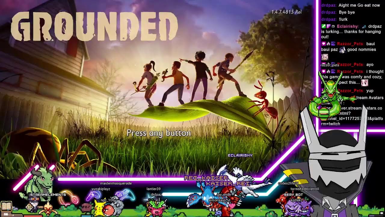 [EN] [Grounded] Back to fending for our lives in the backyard! With @Eclairish