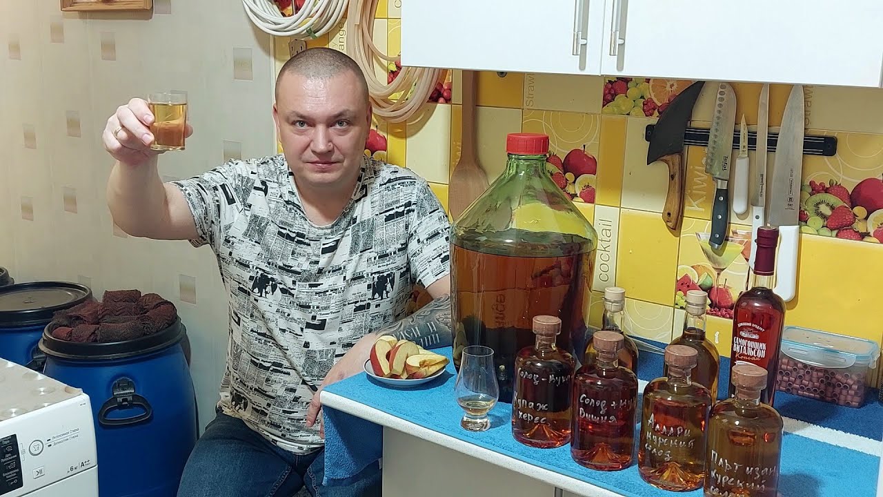 Выдержка зерновых дистиллятов на дубовых палочках
