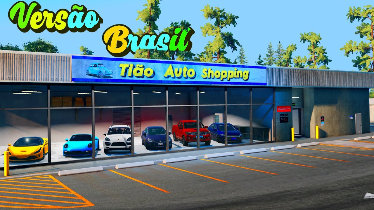Escolhendo o primeiro carro - BeamNG.drive CARREIRA MAPA BRASIL #1