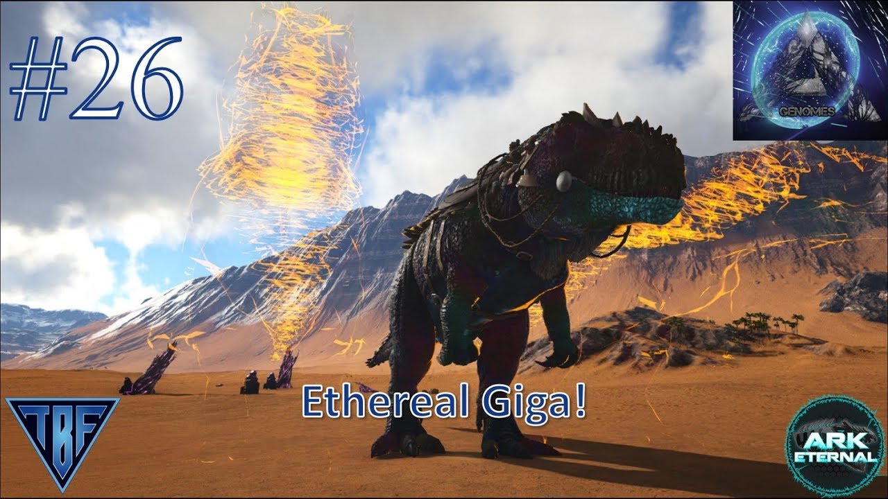 Prime Indom and Armored Giga  E26 Ark Survival Evolved Modded Ark Eternal Genomes