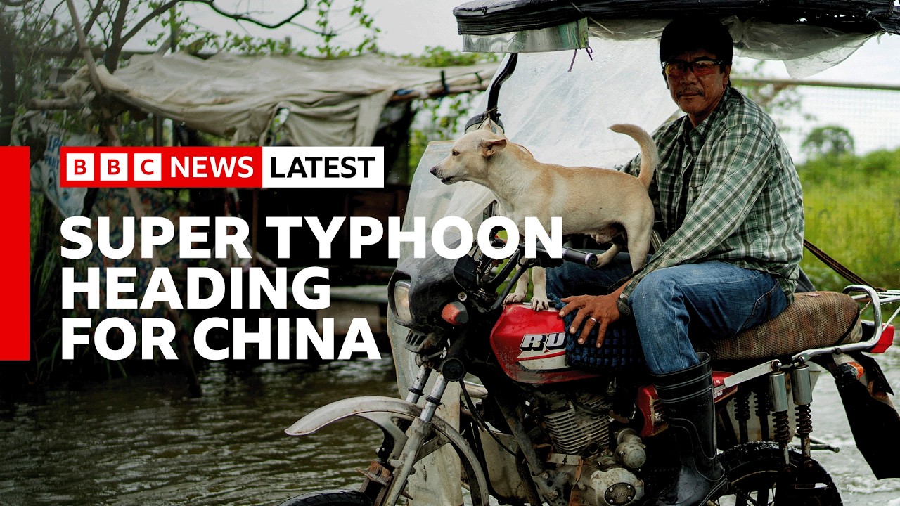 Super Typhoon Ragasa heads towards Hong Kong and southern China | BBC News
