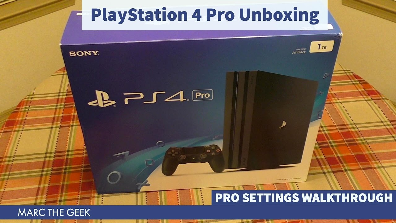 Пошаговое руководство по распаковке и настройкам PS4 Pro