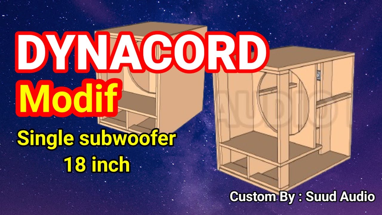 Box speaker Dynacord 18 inch single. modif by @suudaudio #skemaboxspeaker