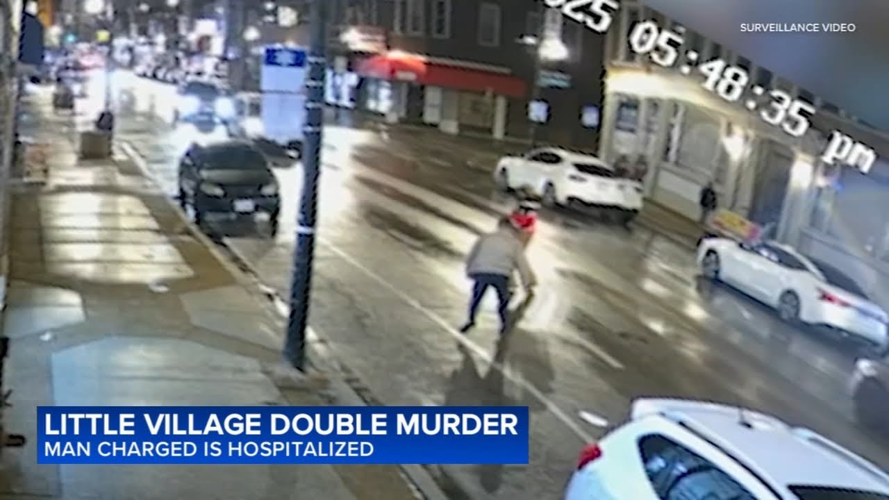 Man charged in murders of dad, son outside jewelry store hospitalized