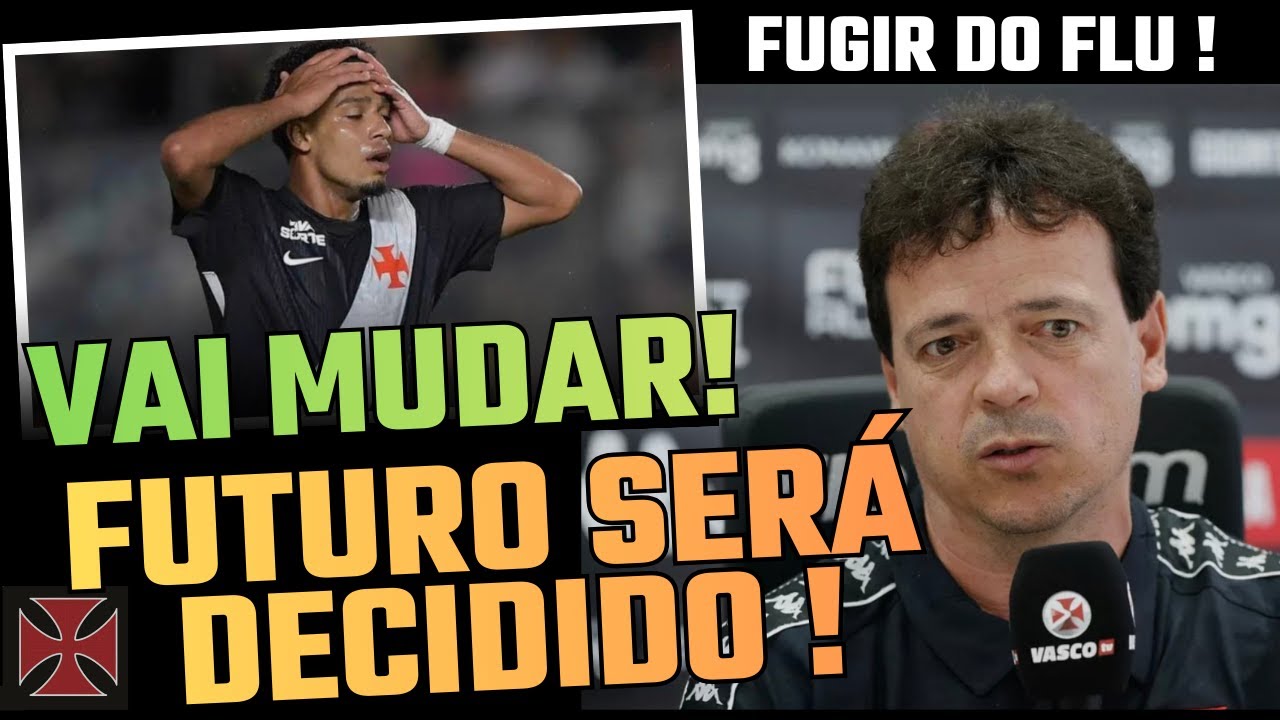 AO VIVO! AGORA. DINIZ MUDA O VASCO. É PRA FUGIR DO FLUMINENSE.