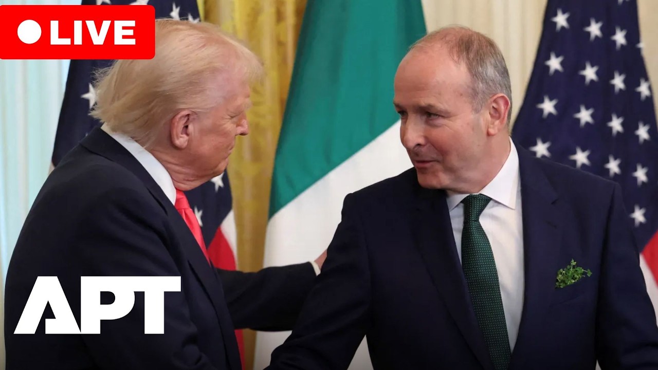 LIVE | Trump Hosts Irish Taoiseach Miche&aacute;l Martin at White House for St. Patrick&rsquo;s Day | APT