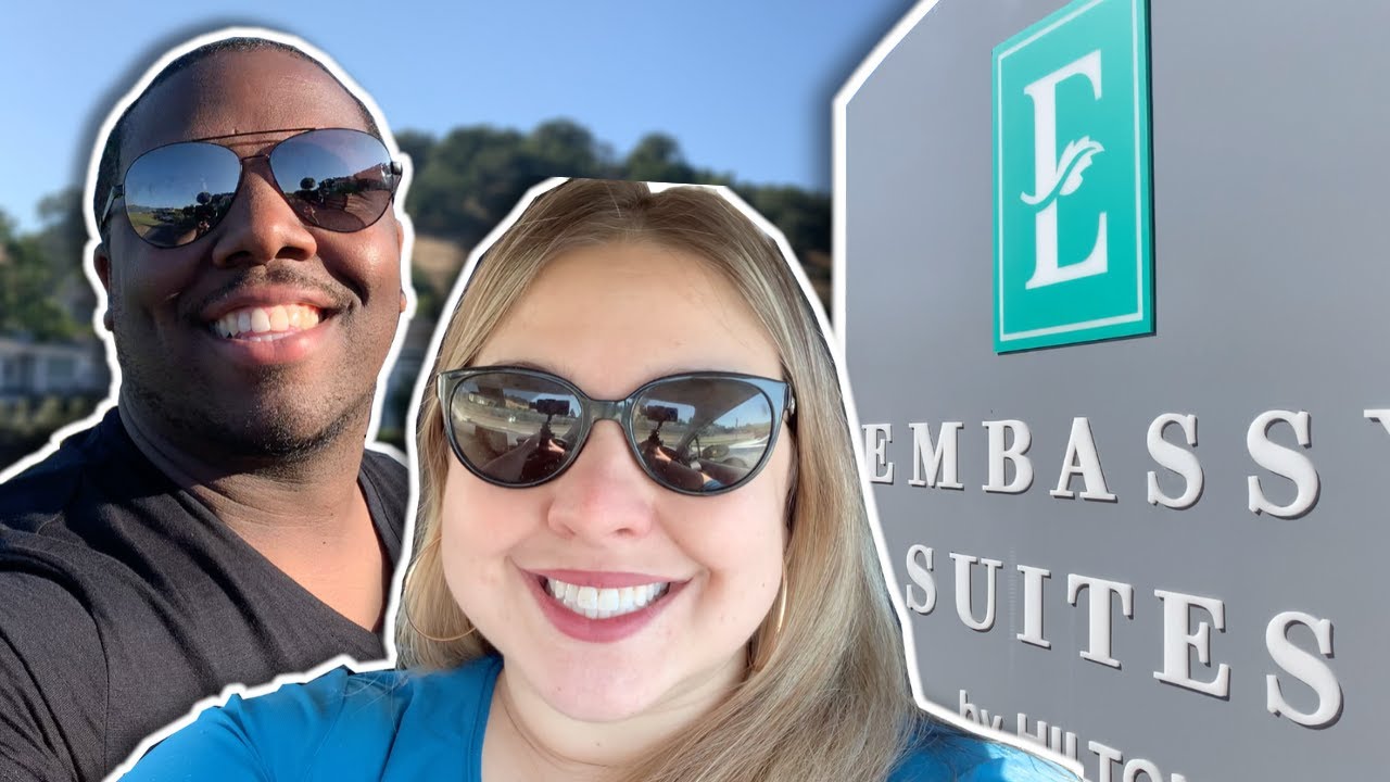 Embassy Suites Hotel Vlog + Storytime about Cheesecake Factory [Visiting our Home Town]