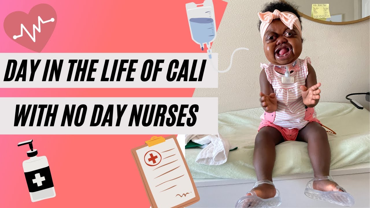 DAY IN THE LIFE OF CALI| PARENTS CARE FOR MEDICAL NEEDS CHILD WITH NO NURSES| PFEIFFER SYNDROME