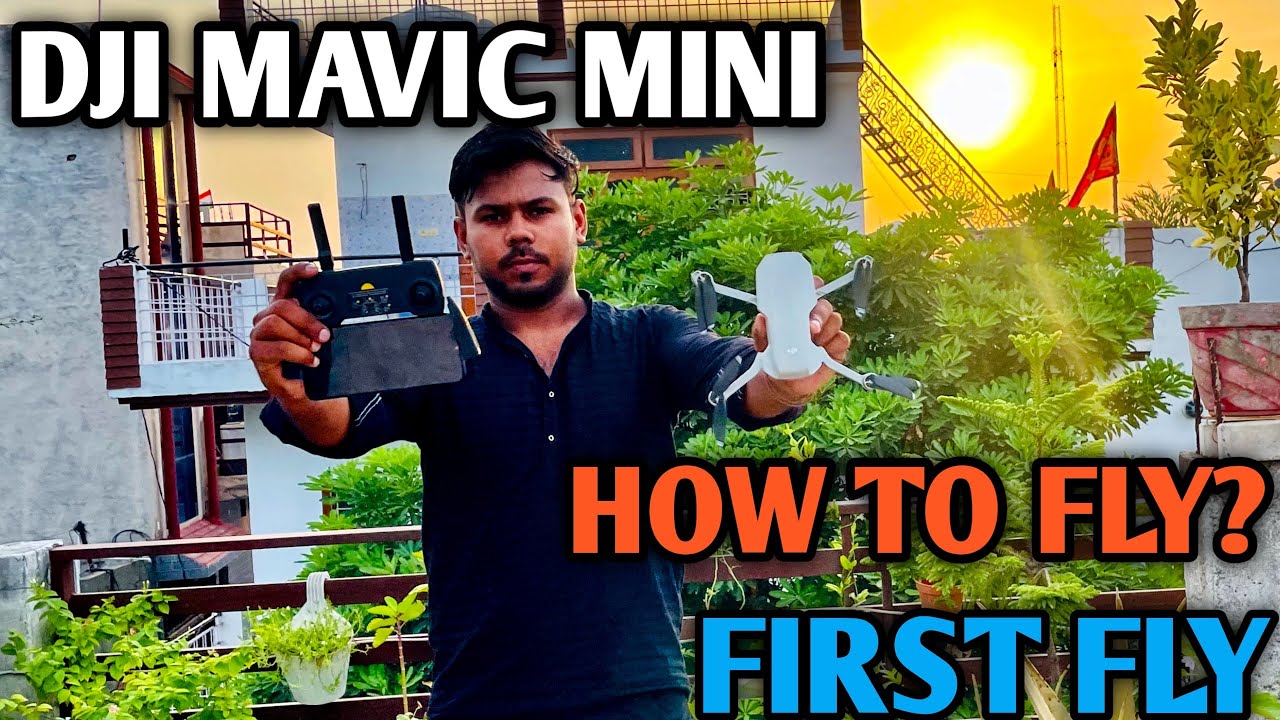 🤩 DJI MAVIC MINI || 😋How To Fly ? || First Fly And Setup || All Drone Same Control ||