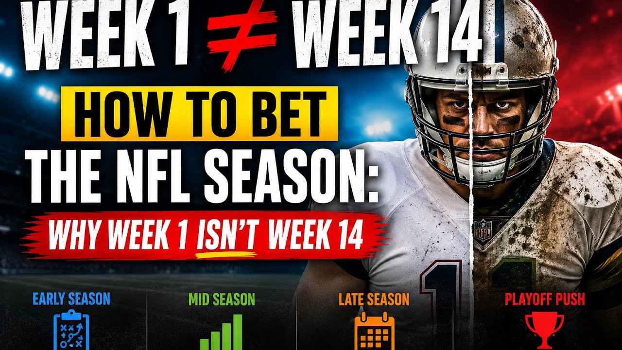 The NFL Betting Strategy Most Gamblers Ignore | How to Bet Each Part of the Season