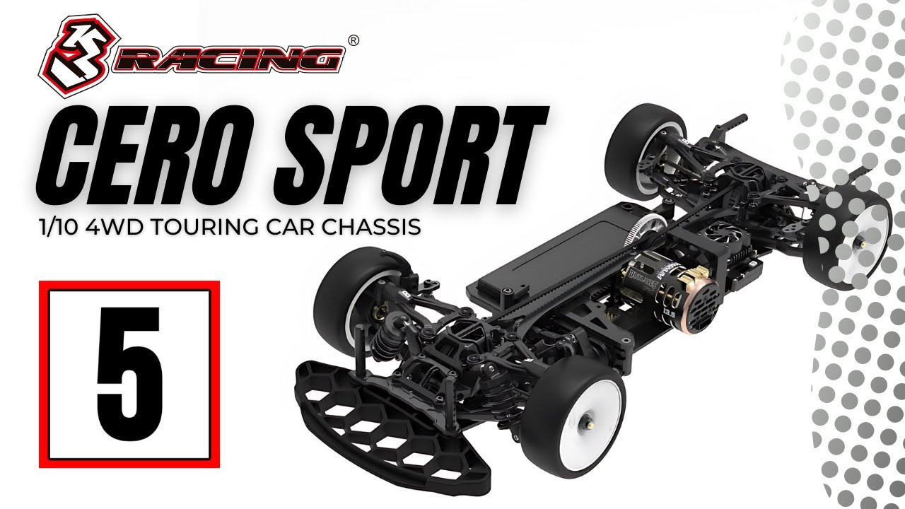 3Racing Cero Sport - Bag 5 Front & Rear Knuckles #3racing #rccar #cerosport #ceroultra