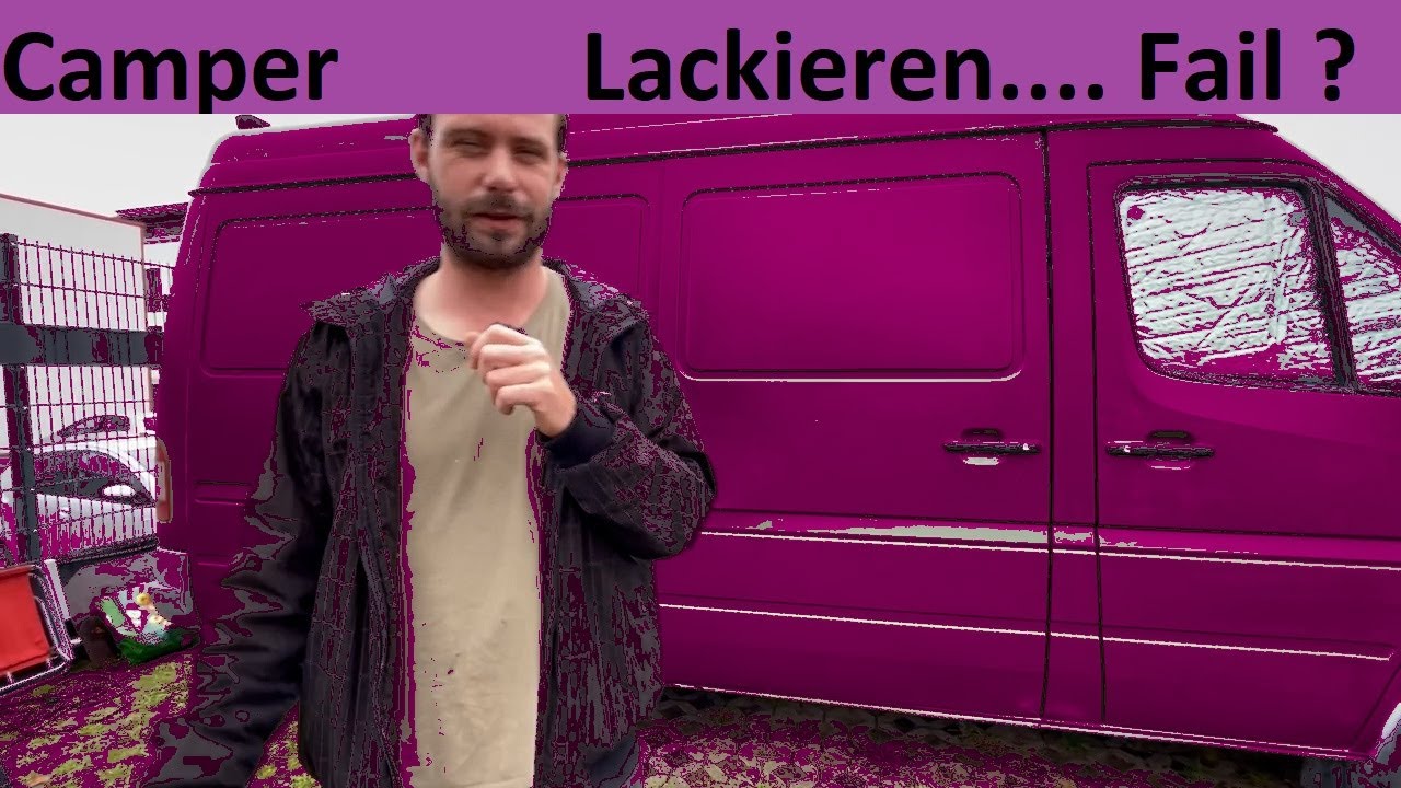Sprinter mit der Rolle Lackieren Ergebnis... | Fulltime Vanlife Deutschland
