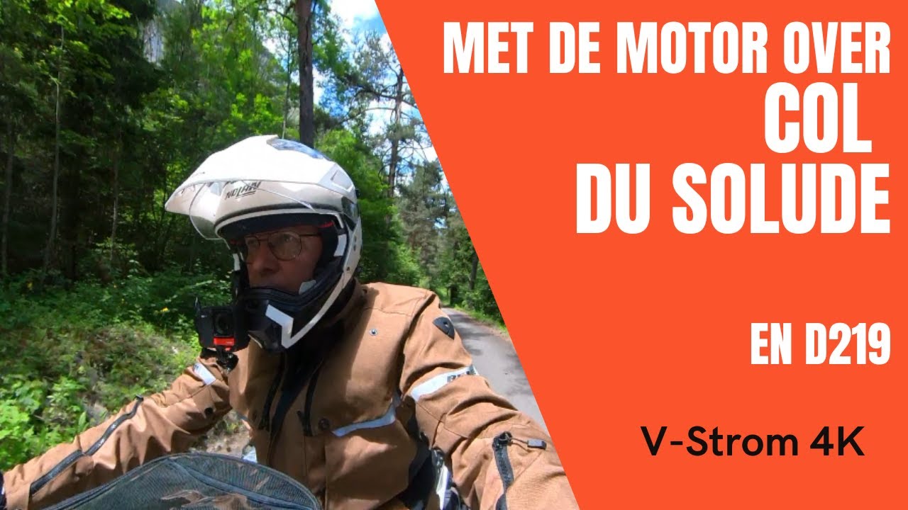Met de motor over de Col du Solude