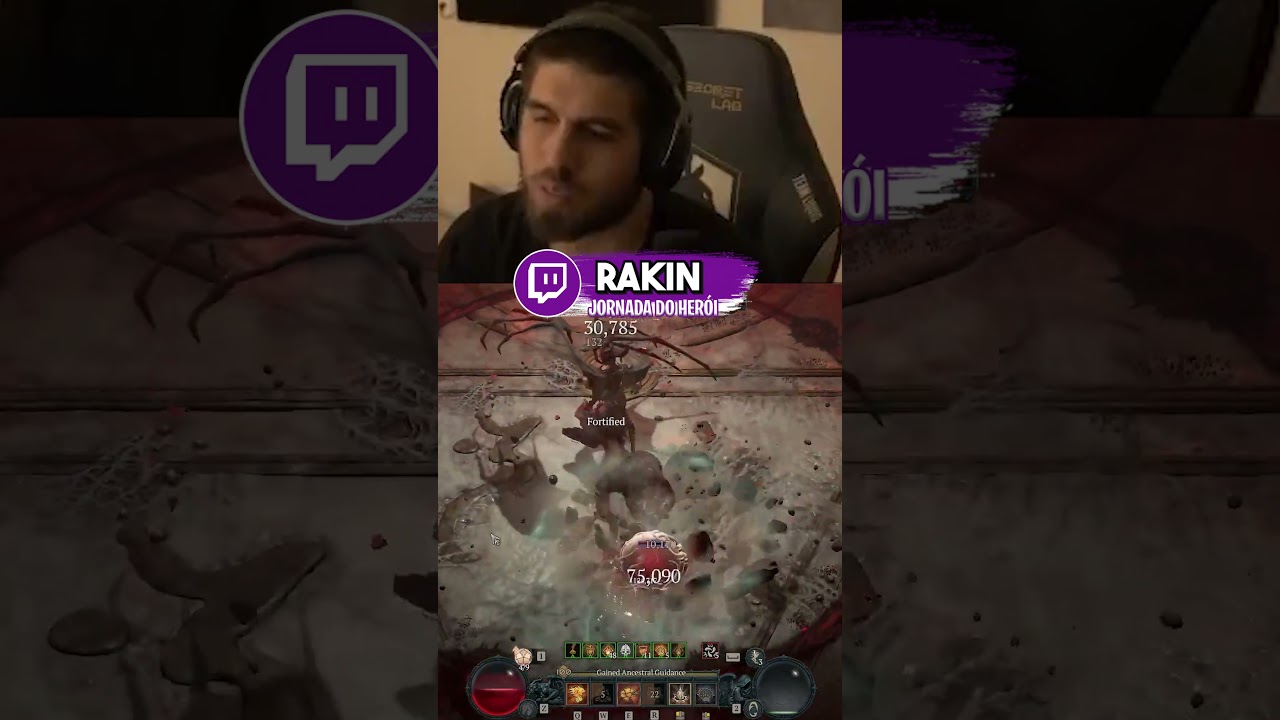 RAKIN MORREU NO LVL 100 E A REA&Ccedil;&Atilde;O DELE FOI A MELHOR! #shorts