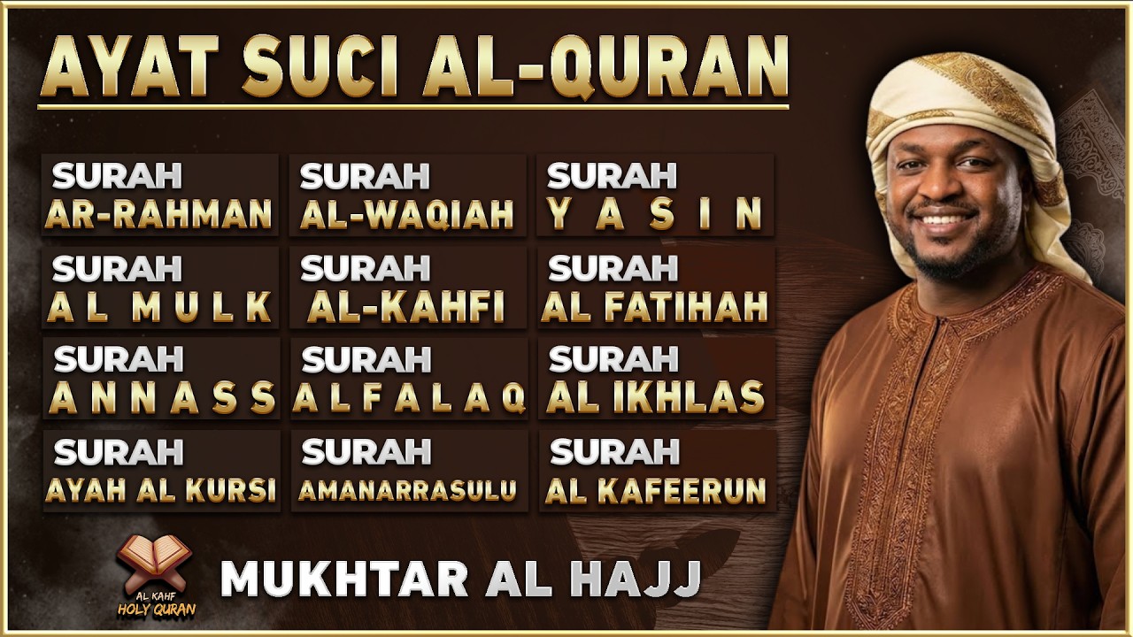 Alquran Dengan Suara Yang Sangat Indah | Alfatiha, Alkahfi,Yasin,Alwaqia, Arrahman,Almulk Almoeathat