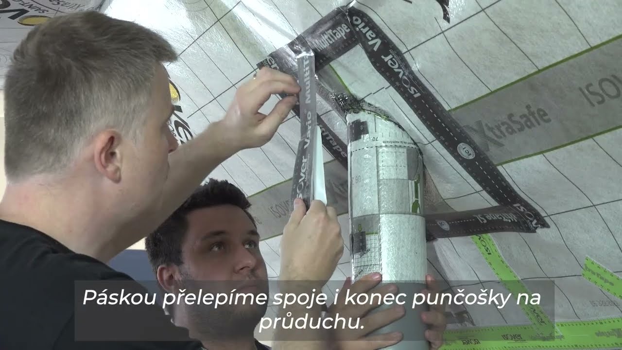 Jak správně zhotovit a nainstalovat parotěsné napojení prostupu
