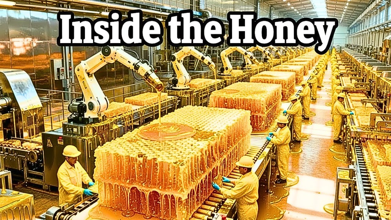How Honey Is Made With Billions of Bees - Inside Honey Factory | Full Process