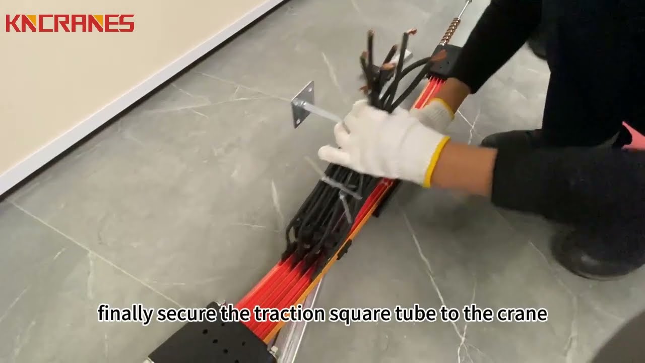 Crane Seamless Conductor Rail Installation Steps