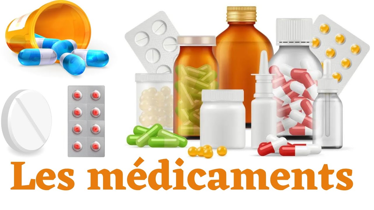 les médicaments en français. Apprendre le lexique des médicaments facilement et avec des images.