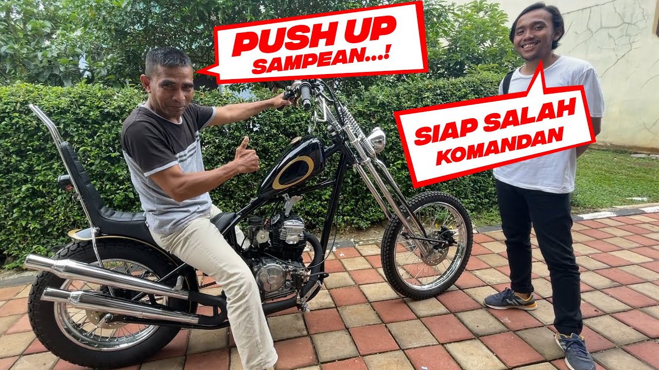 CUSTOM SKINNY CHOPPER basic Yamaha Scorpio ! Tugas Spesial Dari Danden TNI 🔥