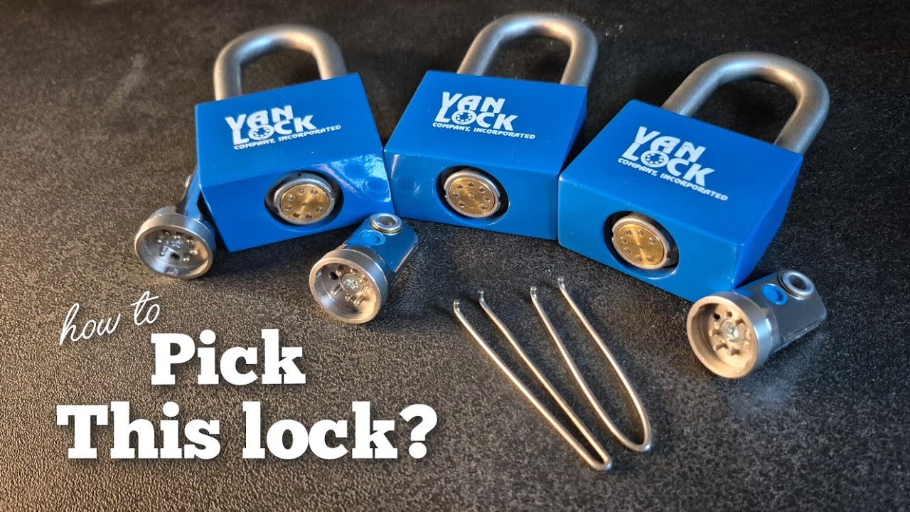 How to pick Van Lock padlocks