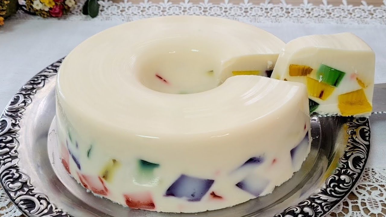 UMA DELICIA!  GELATINA  COLORIDA FÁCIL COM MARIA MOLE
