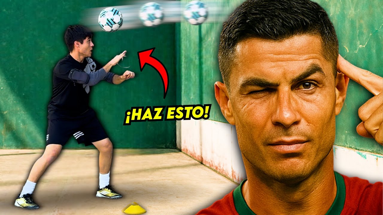 ¡ANOTA MÁS GOLES de CABEZA! ⚽️ 5 EJERCICIOS con la PARED 