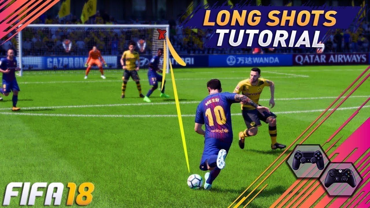 FIFA 18 LONGSHOT TUTORIAL ★ HOW TO SCORE LONGSHOTS ★ Gamechill