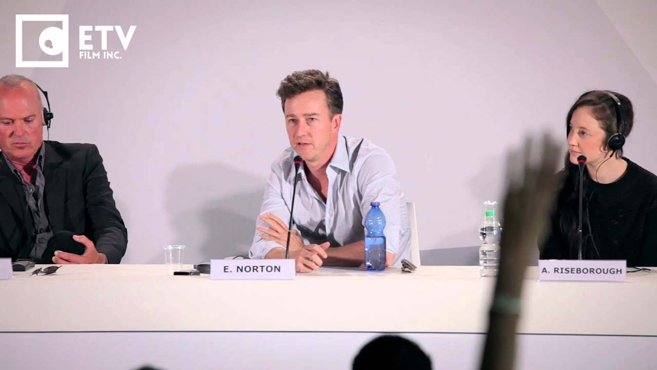 Edward Norton on Birdman and Ryan Gosling, Birdman Press Conference (2014 Venice Film Festival)