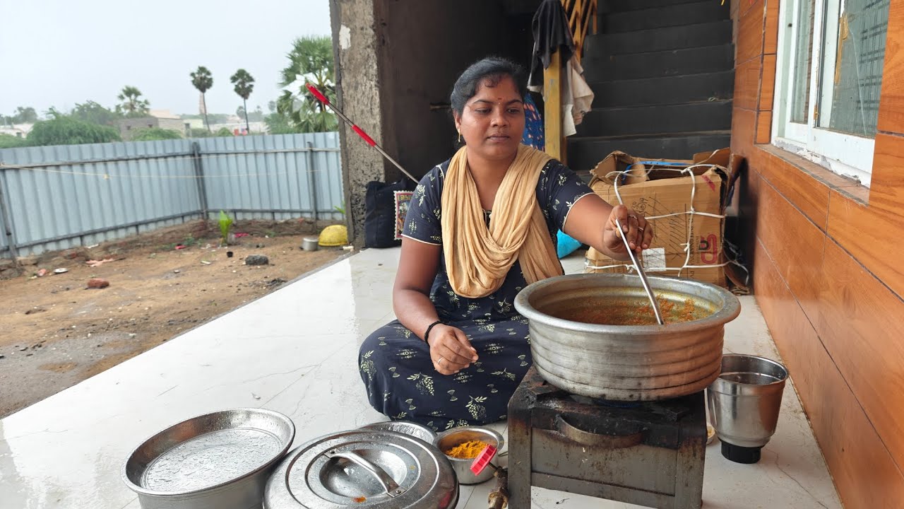 எவ்வளவு மழை பெய்தாலும் கூனிய  குழம்பு வைக்காமல் விடமாட்டேன் 