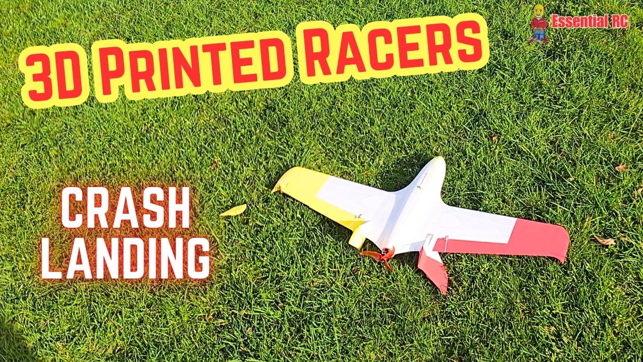 I crash landed my RC aeroplane...and I don't care ! I'll just go 3D print another one 😝