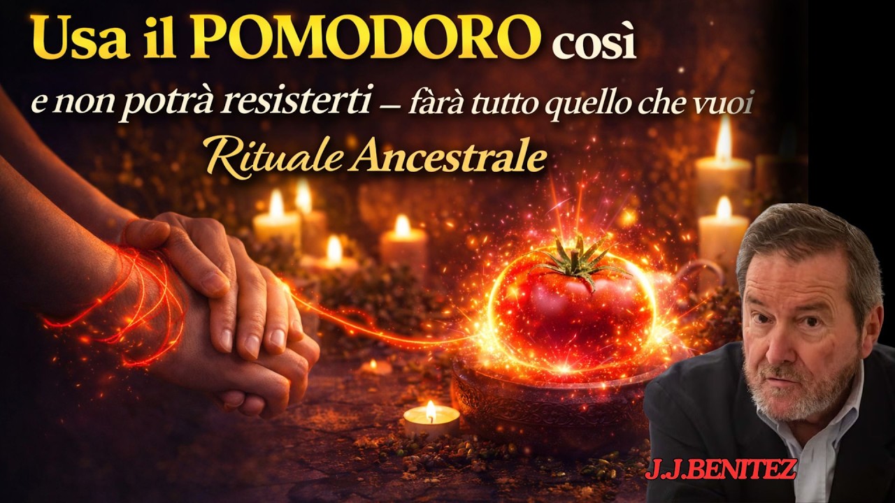 Usa il POMODORO così e non potrà resisterti ,farà tutto ciò che vuoi, Rituale Ancestrale| JJ.Benitez