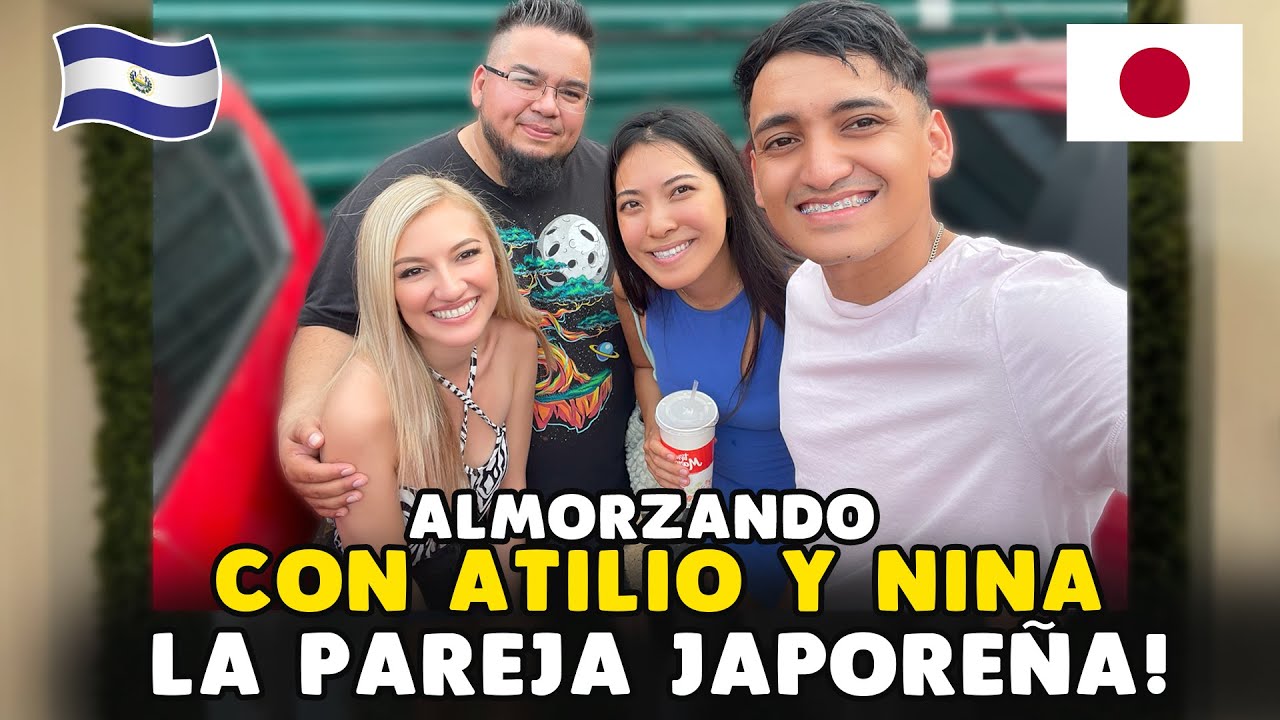 ALMORZAMOS con ATILIO Y NINA la JAPONESA en TIPICOS MARGOTH EL SALVADOR  🇸🇻