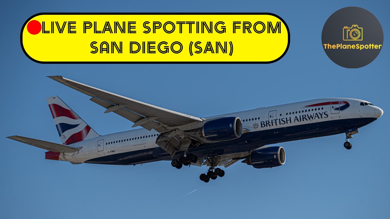 🔴LIVE Plane Spotting | San Diego International Airport (SAN) ✈️ | 3/13/26