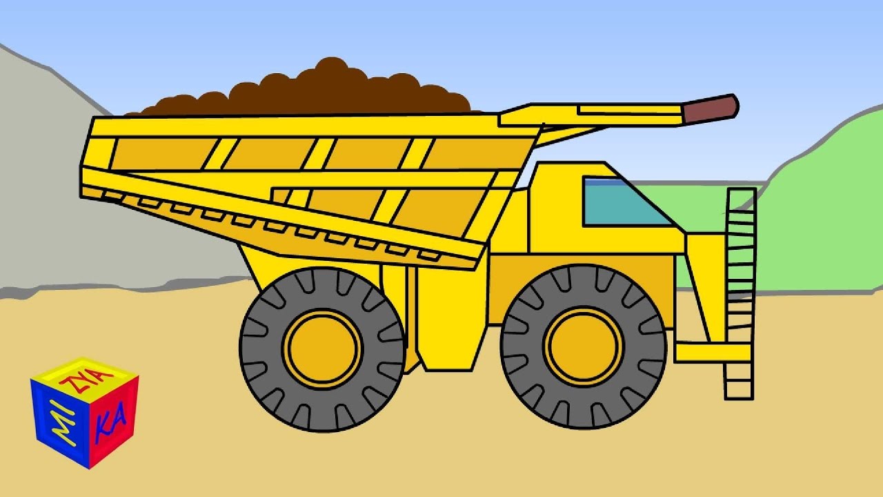 Carros camiones medios de transporte y sus sonidos Dibujo animado en español para niños