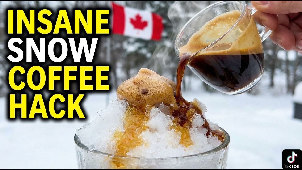Canadians' Iced Coffee Obsession in February: This TikTok Recipe is INSANE!
