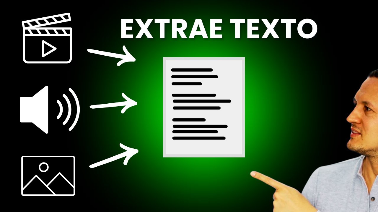 🔥Extrae texto de videos audios e imágenes gratis con IA