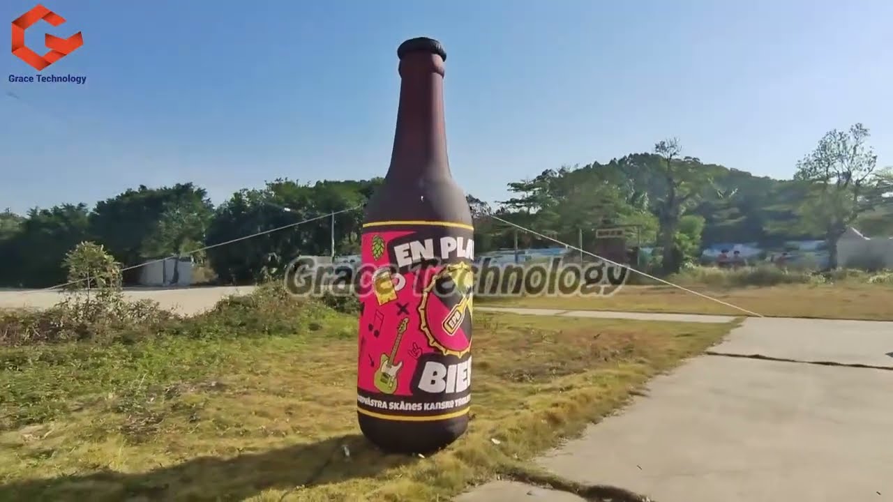 Custom Inflatable Bottle Product Replica Giant Advertising Inflatable Brand Bottle