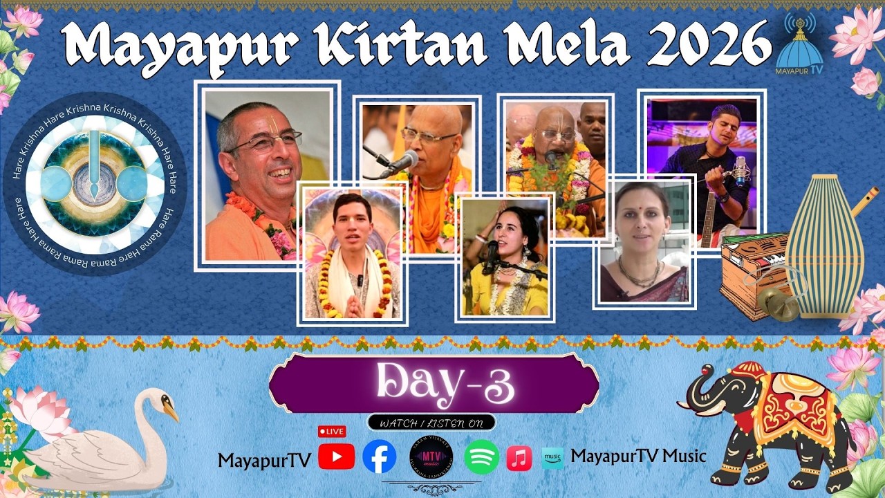 KIRTAN MELA 2026 || Day-3 || Live|| ISKCON Mayapur || MayapurTV