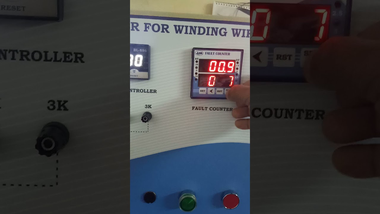 3KVDC Pin hole Tester for enameled winding wire.