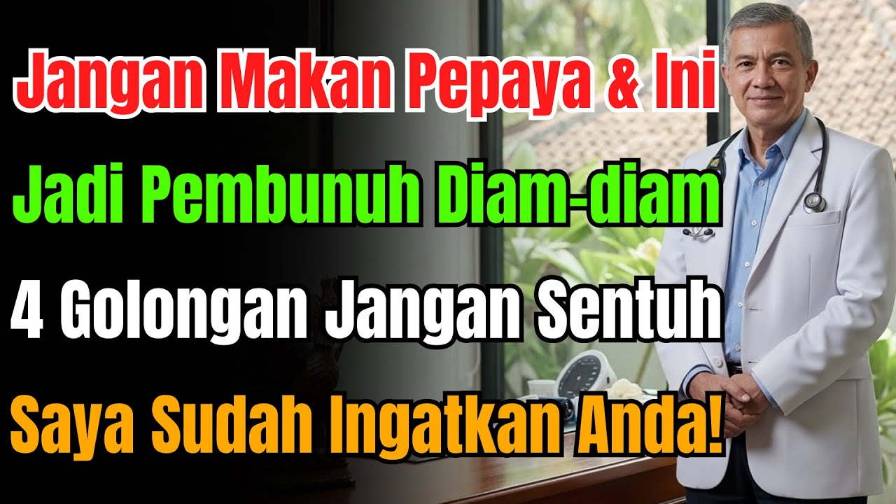 Peringatan! Jangan Makan Pepaya Sama Ini, Jadi Pembunuh Senyap! Dokter: 3 Larangan & 4 Orang Jauhi