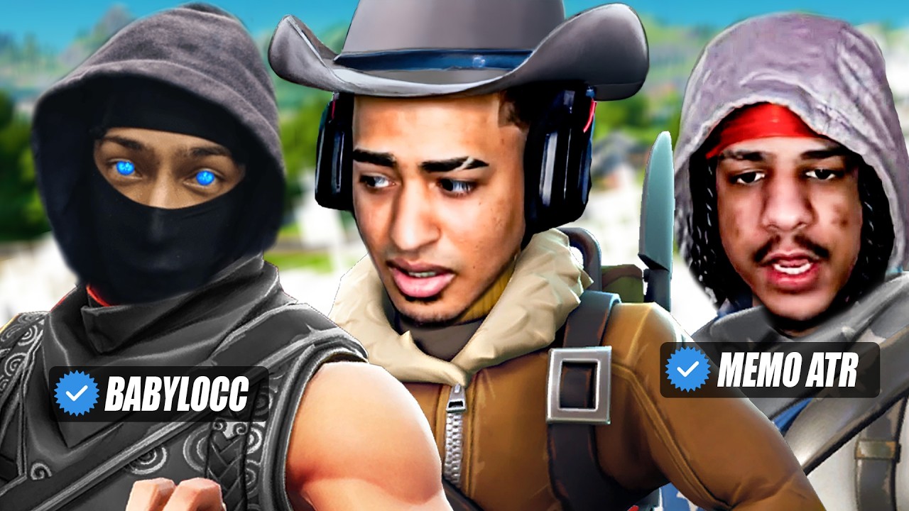 REYDELACITY JUEGA Fortnite CON BabyLocc,  Y MemoATR… NADIE SABÍA JUGAR 🤣🎮