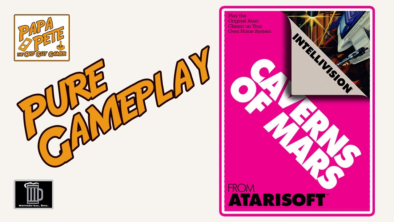 Caverns of Mars - Intellivision - Papa Pete's Pure Gameplay